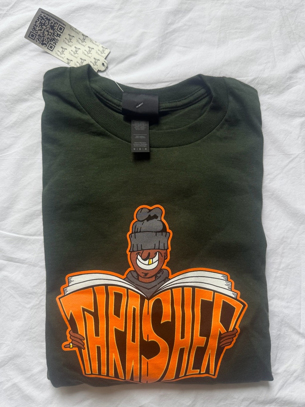 Thrasher Goon Men’s Graphic Tee in Dark Green, size M
